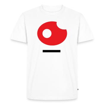 26 Art - Men's Premium Organic T-Shirt - white - Front - Nico (187cm)
