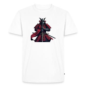 Bushido of Samurai Warrior - Men's Premium Organic T-Shirt - white - Front - Nico (187cm)