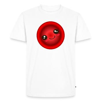 Iron deficiency Anemia Hemoglobin Red blood cells - Men's Premium Organic T-Shirt - white - Front - Nico (187cm)