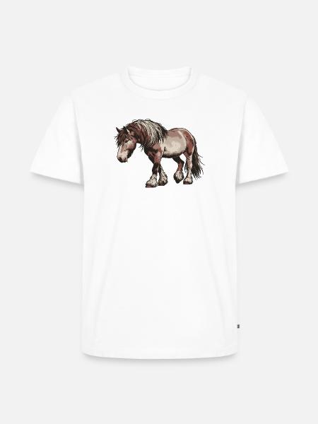 Trot Your Own Path - Men's Premium Organic T-Shirt - white