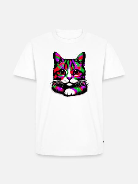 Chat - T-shirt Premium bio Homme - blanc