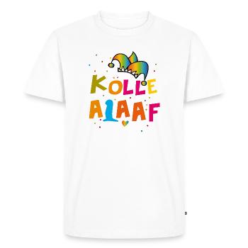 Kölle Alaaf Carnival - Men's Premium Organic T-Shirt - white - Front - Nico (187cm)