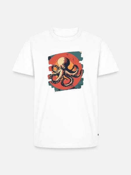 Octopus Octopus - Men's Premium Organic T-Shirt - white