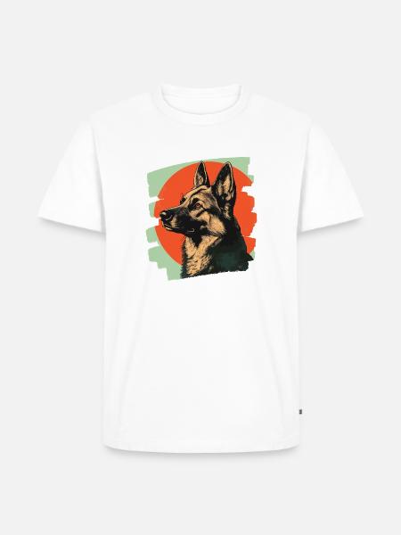Sheepdog - Men's Premium Organic T-Shirt - white