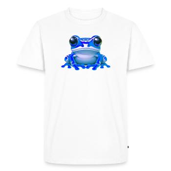 Frog - Men's Premium Organic T-Shirt - white - Front - Nico (187cm)