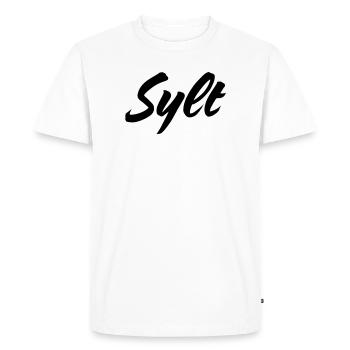 Sylt - T-shirt Premium bio Homme - blanc - Devant - Nico (187cm)