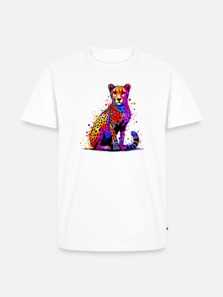 Guépard - T-shirt Premium bio Homme - blanc