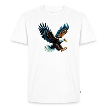 Aigle - T-shirt Premium bio Homme - blanc - Devant - Nico (187cm)
