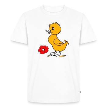 Easter chicks Happy Easter - Men's Premium Organic T-Shirt - white - Front - Nico (187cm)