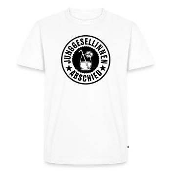 Hen Party Cocktail - Men's Premium Organic T-Shirt - white - Front - Nico (187cm)