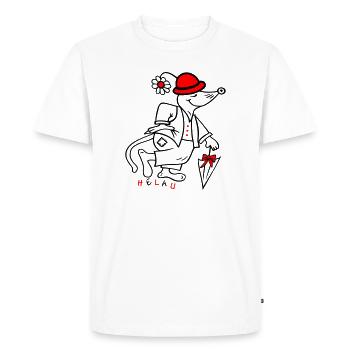 Carnival - Men's Premium Organic T-Shirt - white - Front - Nico (187cm)