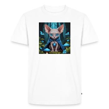 Gobelin Sphynx - T-shirt Premium bio Homme - blanc - Devant - Nico (187cm)