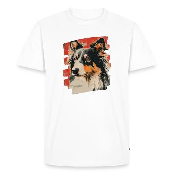 Colley - T-shirt Premium bio Homme - blanc - Devant - Nico (187cm)