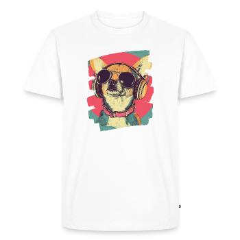 Chihuahua - Men's Premium Organic T-Shirt - white - Front - Nico (187cm)