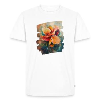 Spring Spring Beginning Flower Flowers - Men's Premium Organic T-Shirt - white - Front - Nico (187cm)