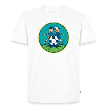 Football F-Youth - Men's Premium Organic T-Shirt - white - Front - Nico (187cm)