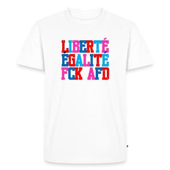 I'm so free - Men's Premium Organic T-Shirt - white - Front - Nico (187cm)