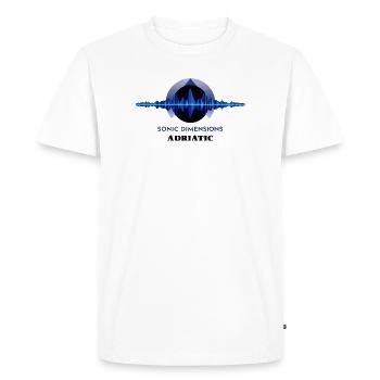 Festival de musique électronique - T-shirt Premium bio Homme - blanc - Devant - Nico (187cm)