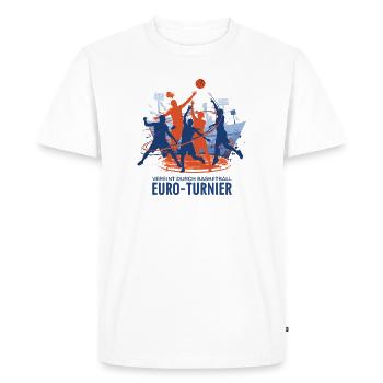 Basketball Tournament - Men's Premium Organic T-Shirt - white - Front - Nico (187cm)