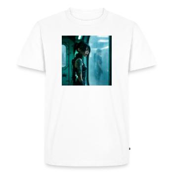N-dless Nights : Cyborg capturé - T-shirt Premium bio Homme - blanc - Devant - Nico (187cm)