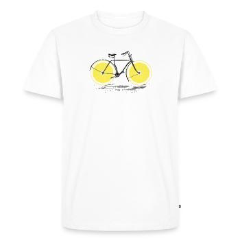 Cycle des agrumes - T-shirt Premium bio Homme - blanc - Devant - Nico (187cm)