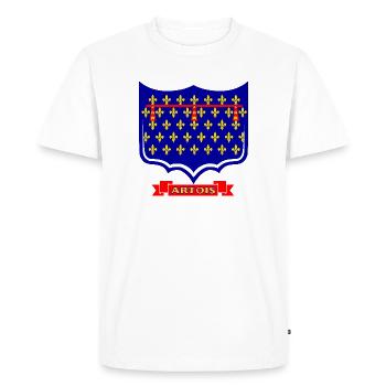 Artois - Men's Premium Organic T-Shirt - white - Front - Nico (187cm)