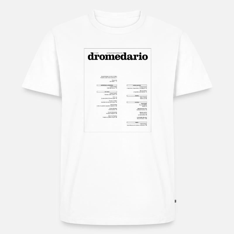 Dromedar 1 - Männer Premium Bio T-Shirt - Weiß