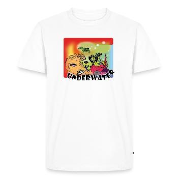 Vie marine - T-shirt Premium bio Homme - blanc - Devant - Nico (187cm)