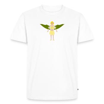 Summer Sunflower Fairy Fantasy Art - Men's Premium Organic T-Shirt - white - Front - Nico (187cm)