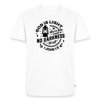 Illustration éthérée des phases de lune célestes - T-shirt Premium bio Homme - blanc - Devant - Nico (187cm)