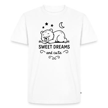 sweetdreams - Men's Premium Organic T-Shirt - white - Front - Nico (187cm)