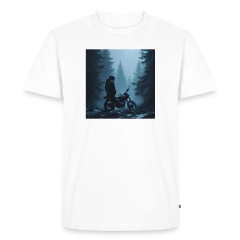 Brume septentrionale - T-shirt Premium bio Homme - blanc - Devant - Nico (187cm)