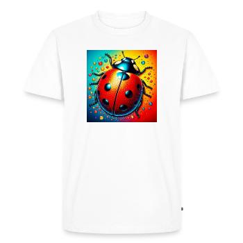 coccinelle - T-shirt Premium bio Homme - blanc - Devant - Nico (187cm)