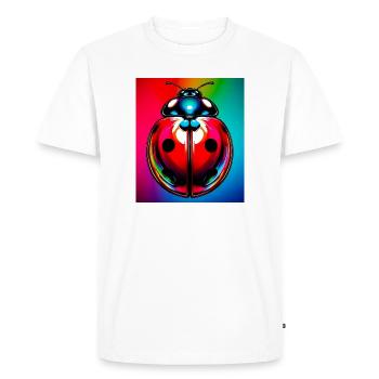 coccinelle - T-shirt Premium bio Homme - blanc - Devant - Nico (187cm)