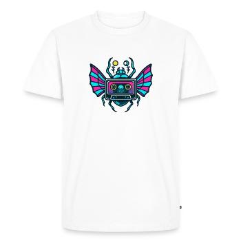 Neon Mixtape Scarabée - T-shirt Premium bio Homme - blanc - Devant - Nico (187cm)