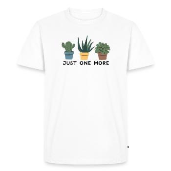 Encore une citation amusante sur les amateurs de jardinage - T-shirt Premium bio Homme - blanc - Devant - Nico (187cm)