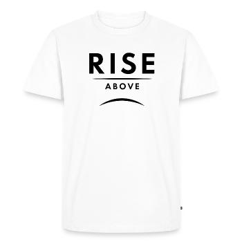 L’inspiration au-dessus du design graphique - T-shirt Premium bio Homme - blanc - Devant - Nico (187cm)