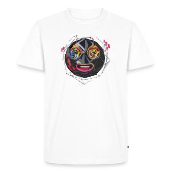 Triple Moji - T-shirt Premium bio Homme - blanc - Devant - Nico (187cm)