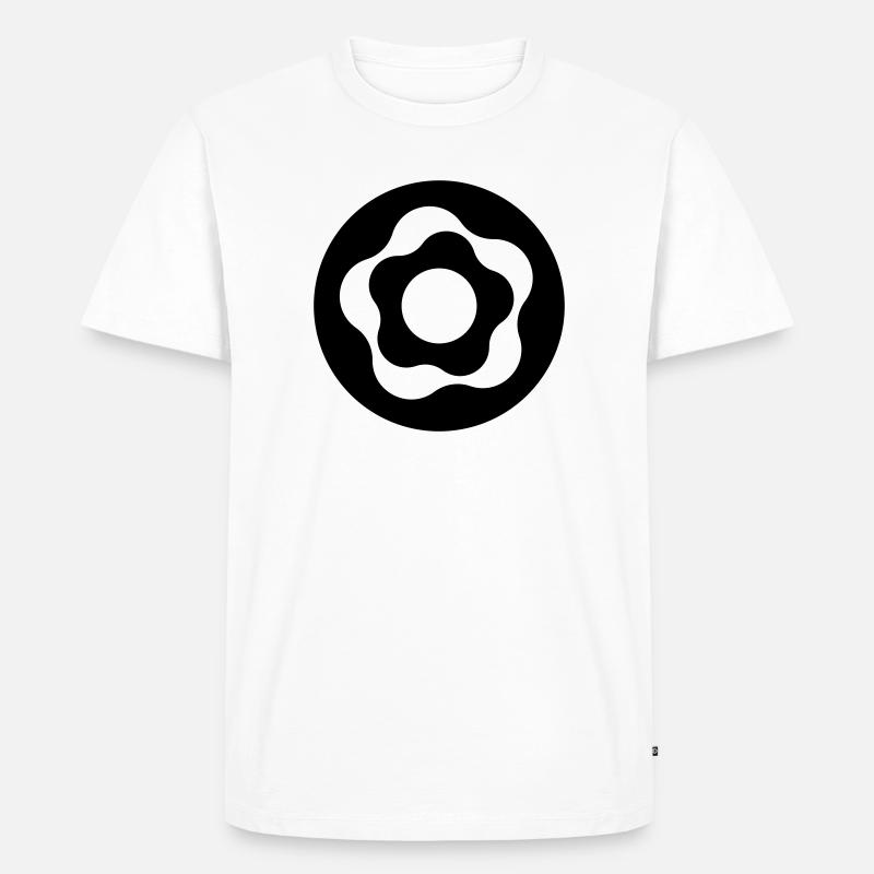 Doughnut - Men's Premium Organic T-Shirt - white