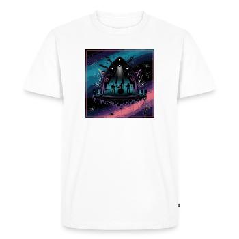 Scénographie de concert céleste - T-shirt Premium bio Homme - blanc - Devant - Nico (187cm)
