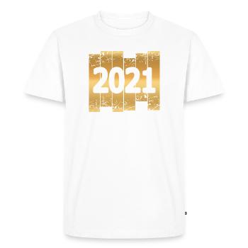 2021 - T-shirt Premium bio Homme - blanc - Devant - Nico (187cm)