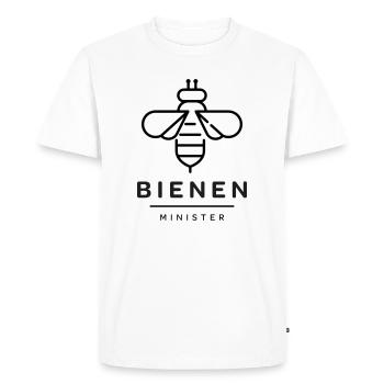 Bienenminister_ZW - T-shirt Premium bio Homme - blanc - Devant - Nico (187cm)