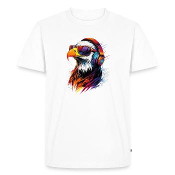 Eagle Bald Eagle Golden Eagle White-tailed Eagle - Men's Premium Organic T-Shirt - white - Front - Nico (187cm)
