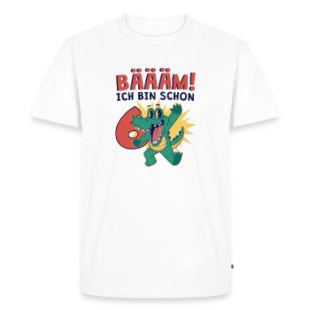 Cadeau d'anniversaire pour les 6 ans d'un enfant - T-shirt Premium bio Homme - blanc - Devant - Nico (187cm)