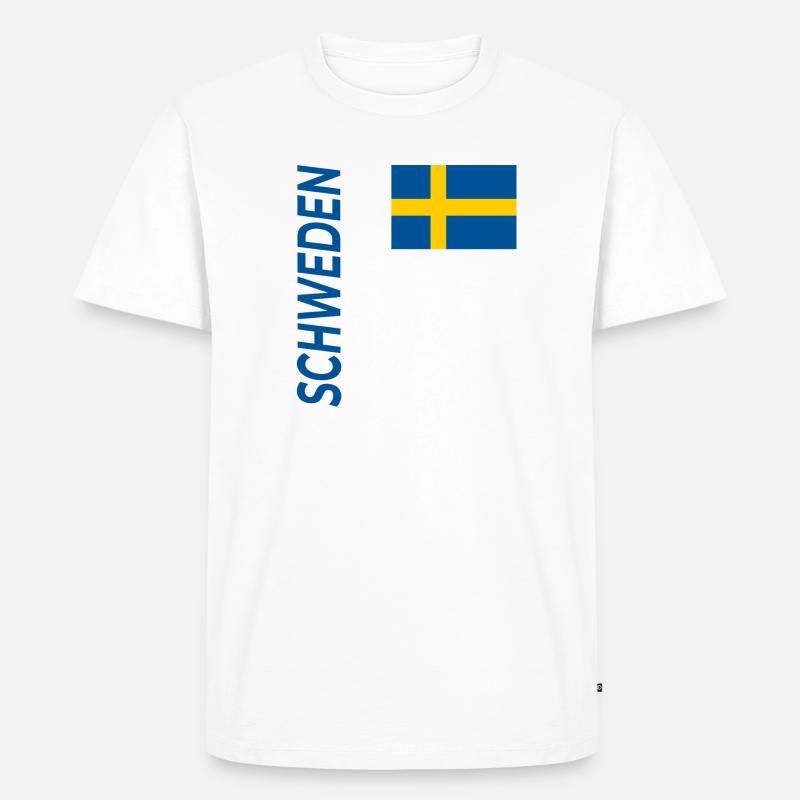 Lund - Männer Premium Bio T-Shirt - Weiß