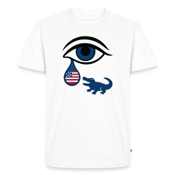 Larme de la Floride - T-shirt Premium bio Homme - blanc - Devant - Nico (187cm)