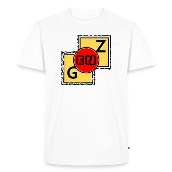 Blocs GEN Z - T-shirt Premium bio Homme - blanc - Devant - Nico (187cm)
