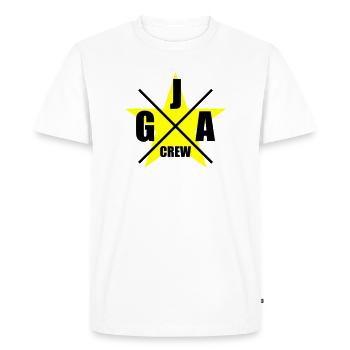 Bachelor Party Crew - Men's Premium Organic T-Shirt - white - Front - Nico (187cm)