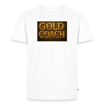 Ensemble GeleID de style steampunk - T-shirt Premium bio Homme - blanc - Devant - Nico (187cm)