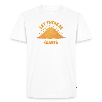 Autumn leaves Autumn leaves Autumn leaves Autumn leaves - Men's Premium Organic T-Shirt - white - Front - Nico (187cm)